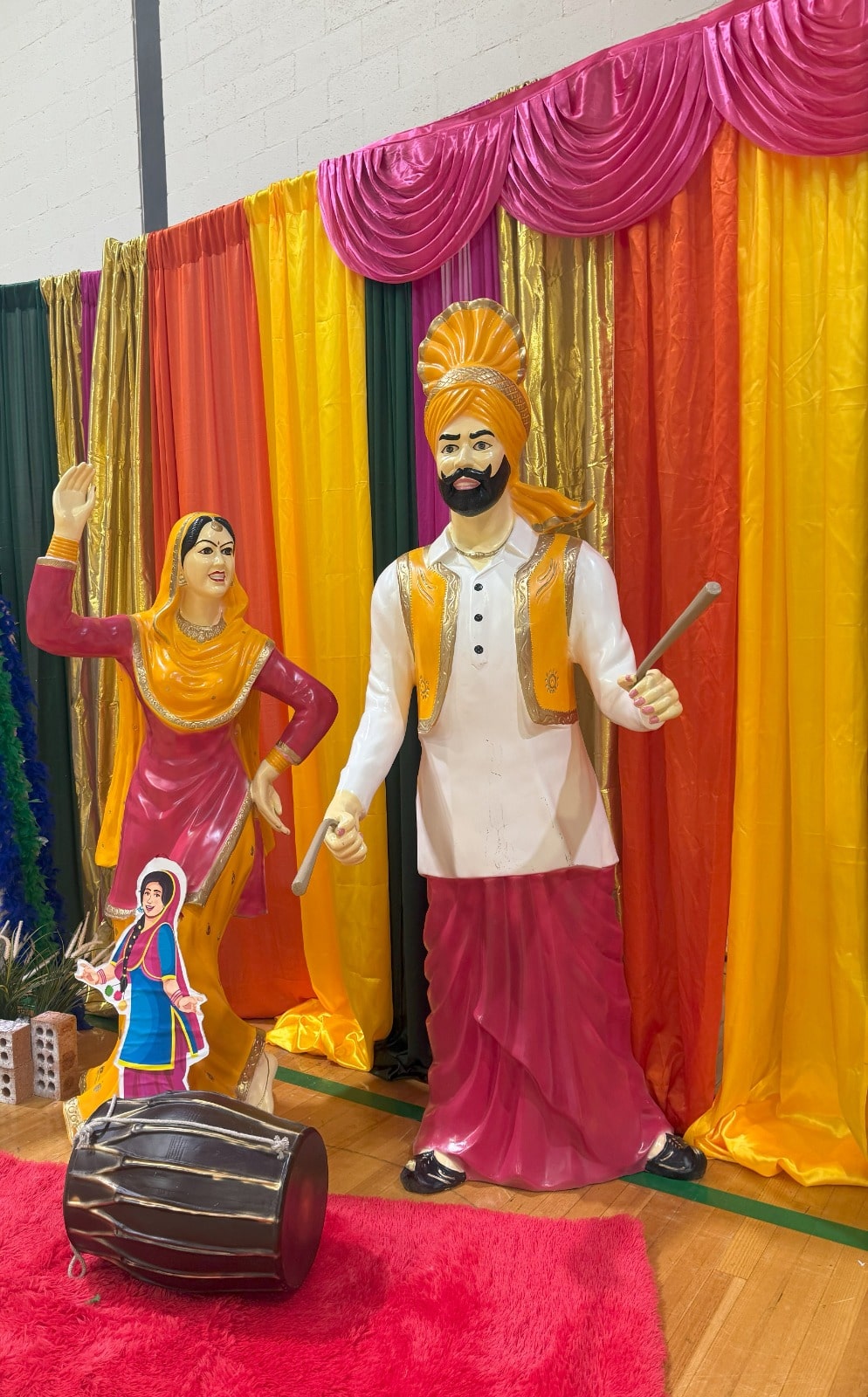 Exquisite reception setup with elegant drapery by RDG Events in Cherrybrook